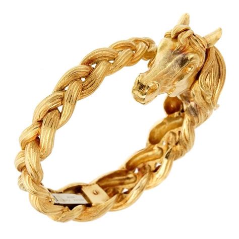 hermes horse head bracelet.